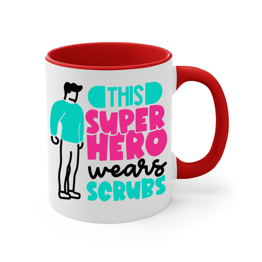 This Superhero Wears Scrubs Style Style 19#- nurse-Mug / Coffee Cup