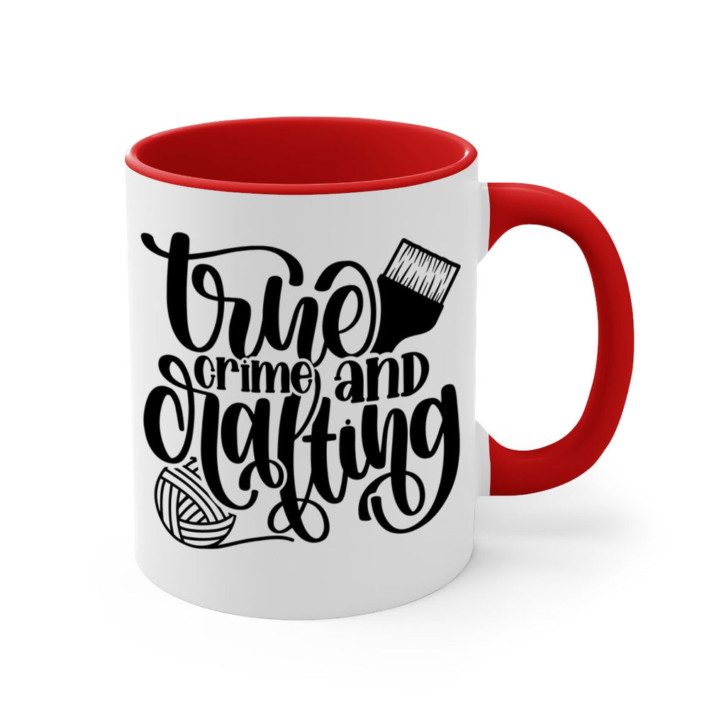 True Crime And Crafting 3#- crafting-Mug / Coffee Cup