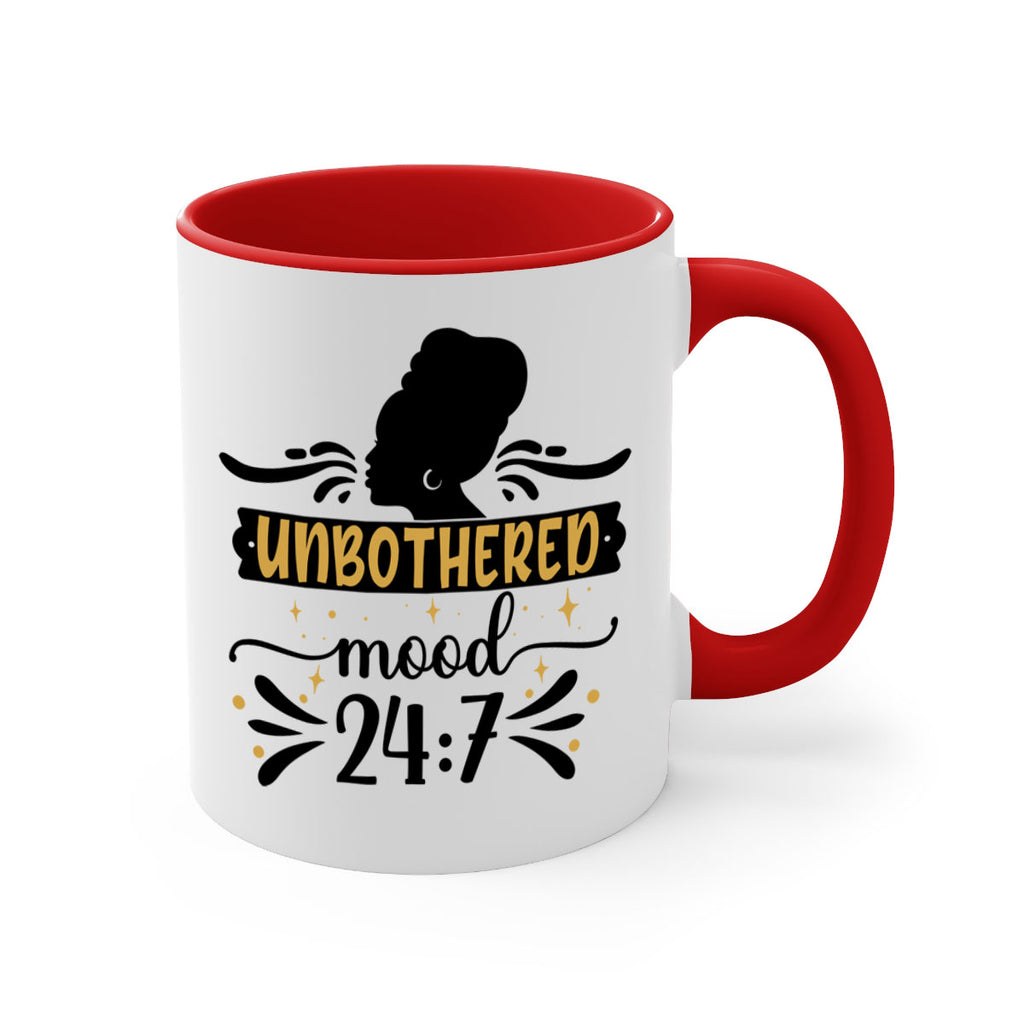 Unbothered mood Style 2#- Black women - Girls-Mug / Coffee Cup