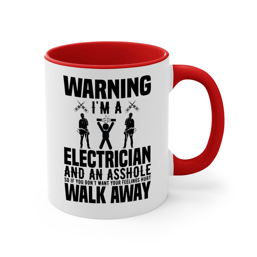 Warning Style 4#- electrician-Mug / Coffee Cup