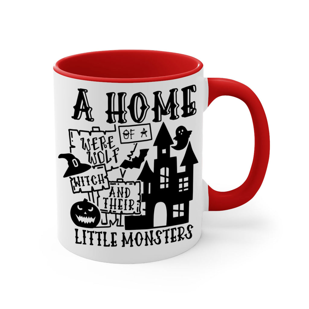a home of a were wolf witch and their little monsters 96#- halloween-Mug / Coffee Cup