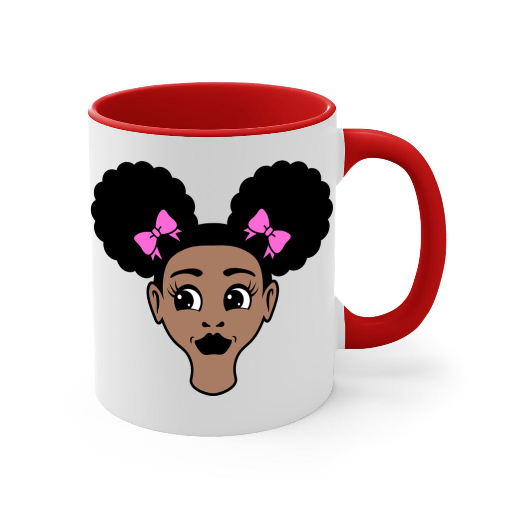 afro puffs girl 74#- Black women - Girls-Mug / Coffee Cup