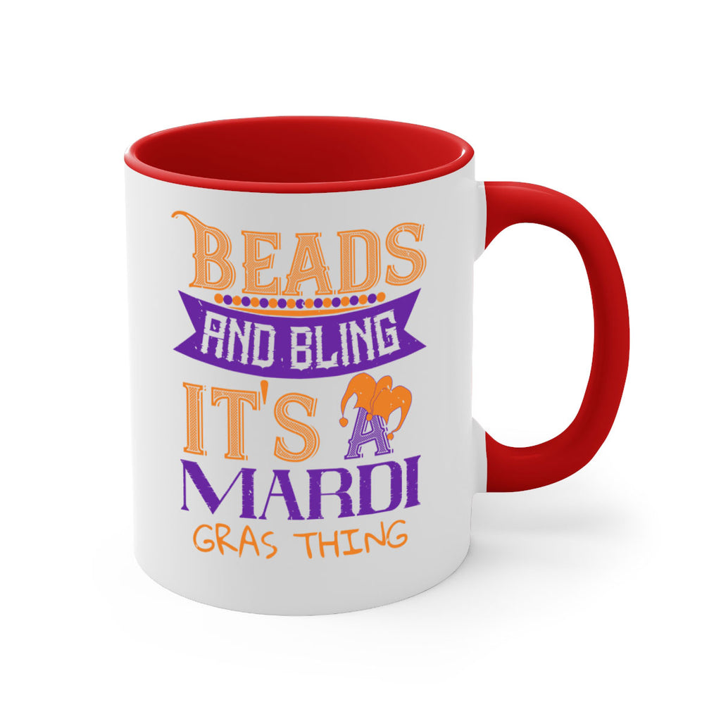 beads and bling its a mardi gras thing 51#- mardi gras-Mug / Coffee Cup