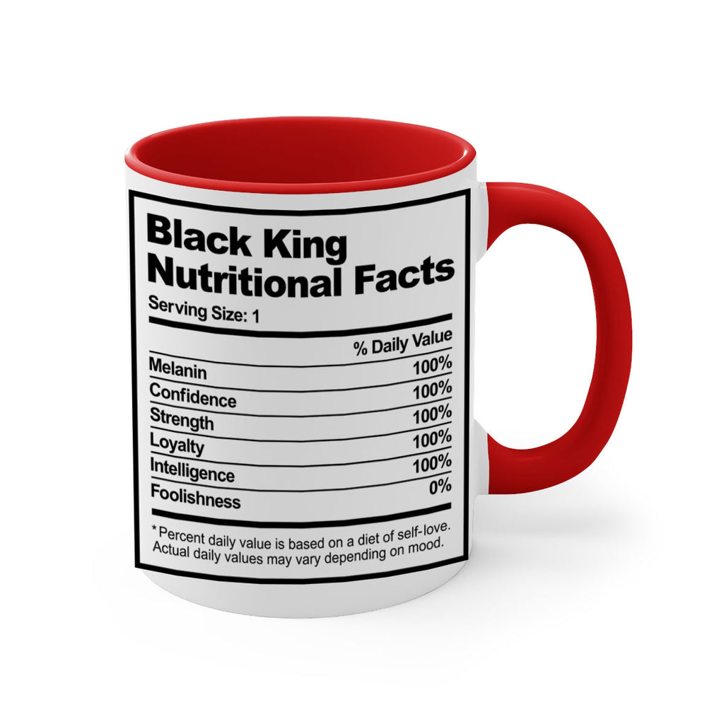 black king nutritional facts 231#- black words - phrases-Mug / Coffee Cup