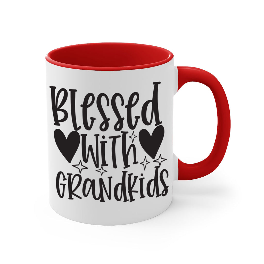blessed with grandkids 415#- mom-Mug / Coffee Cup