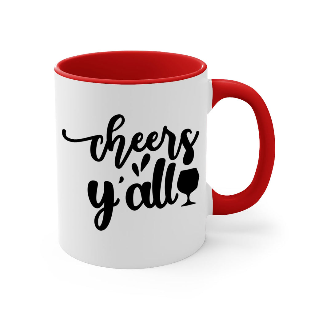 cheers yall 198#- wine-Mug / Coffee Cup
