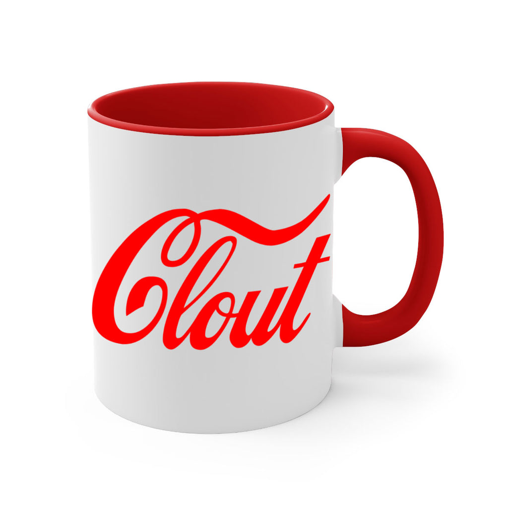 clout 185#- black words - phrases-Mug / Coffee Cup
