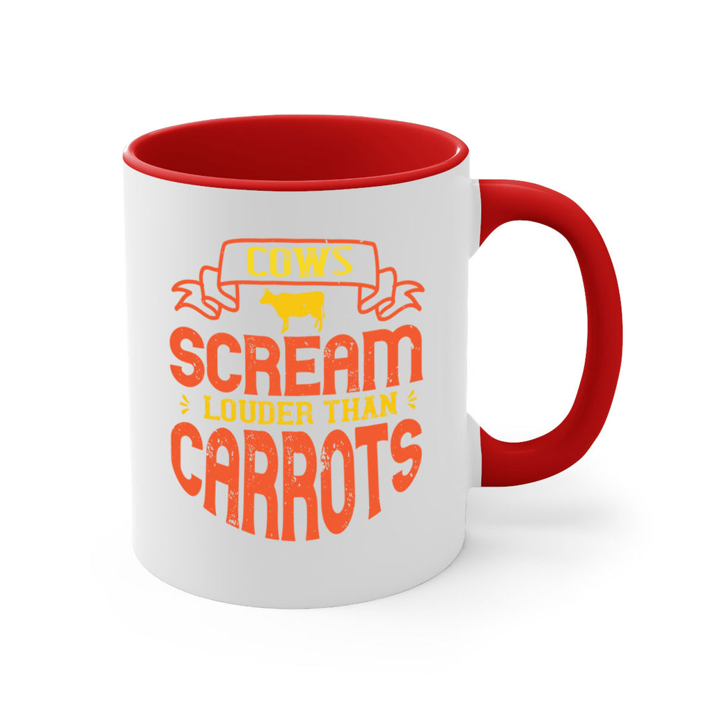 cows scream louder than carrots 71#- vegan-Mug / Coffee Cup
