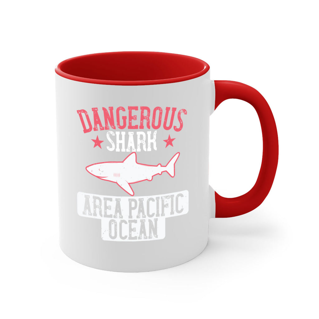 dangerous shark area pacific ocean Style 92#- Shark-Fish-Mug / Coffee Cup