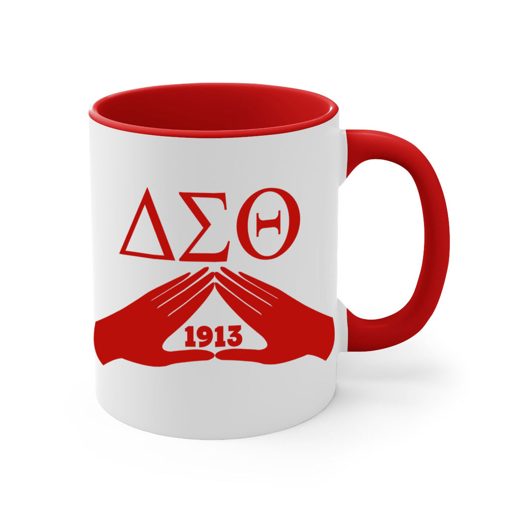 delta sigma theta 8#- black words - phrases-Mug / Coffee Cup