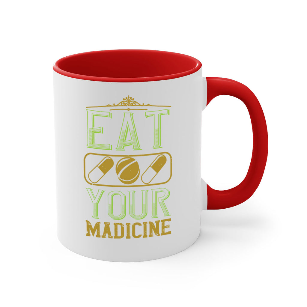 eat your madicine 141#- vegan-Mug / Coffee Cup