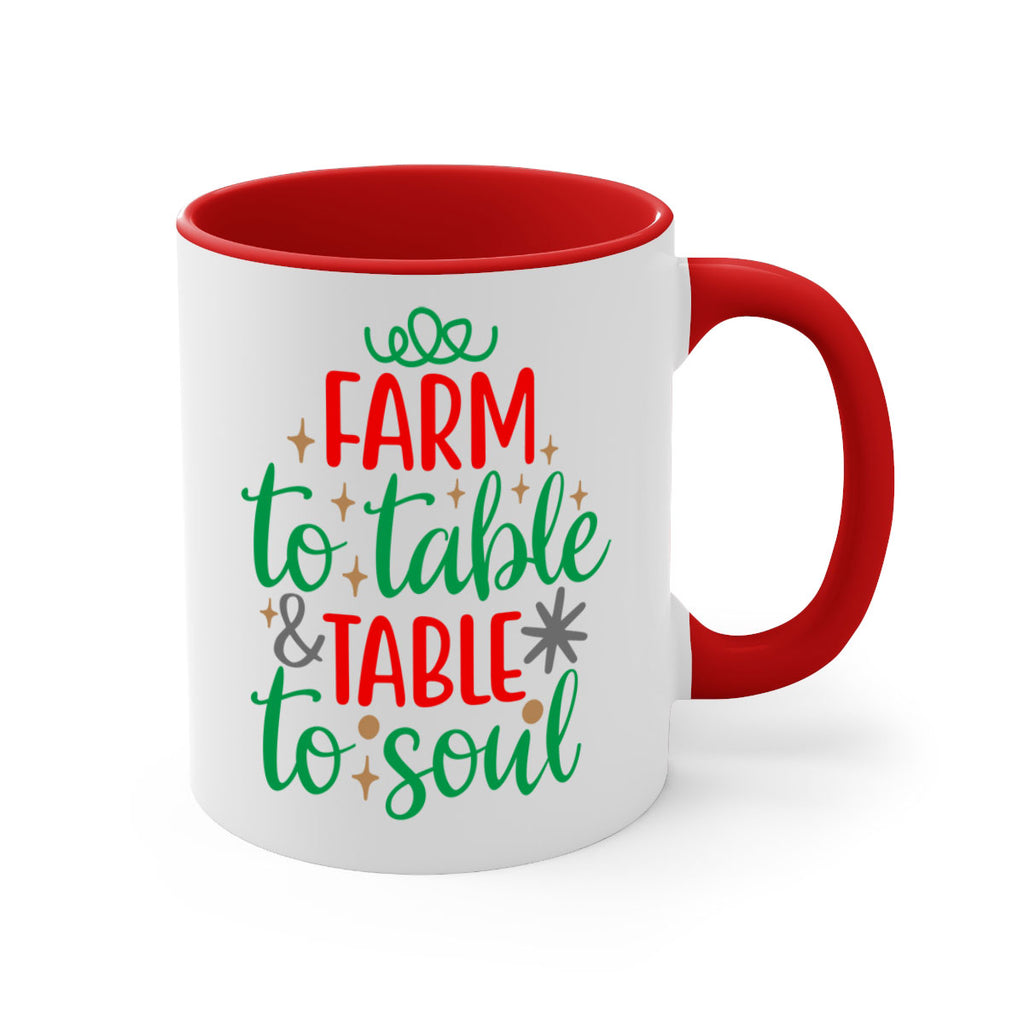 farm to table & table to soul style 209#- christmas-Mug / Coffee Cup