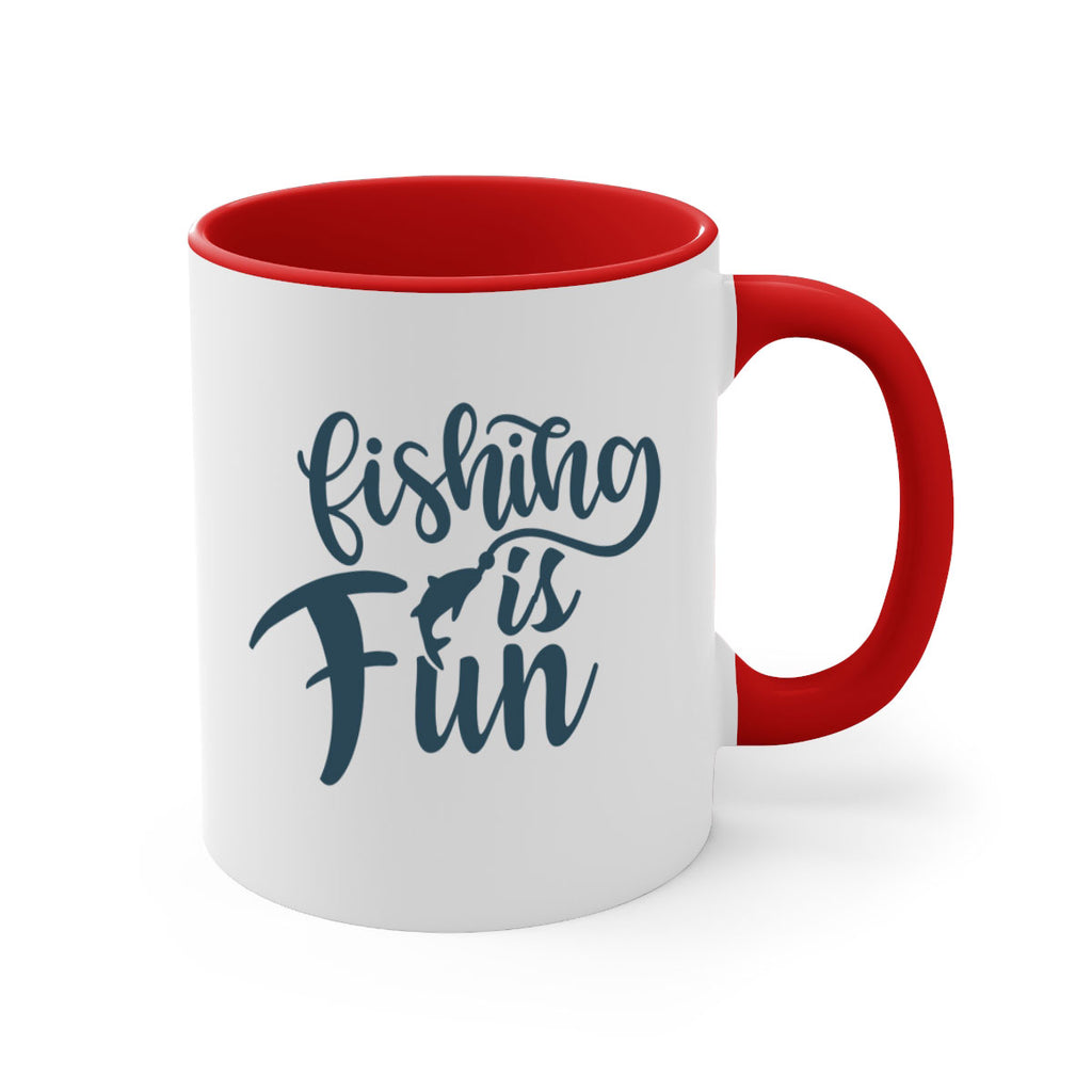 fishing is fun 147#- fishing-Mug / Coffee Cup