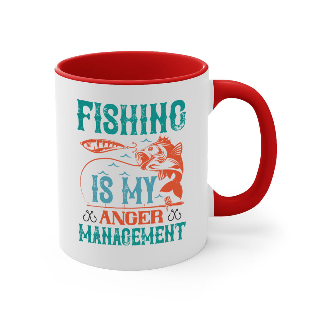 fishing is my anger management 144#- fishing-Mug / Coffee Cup