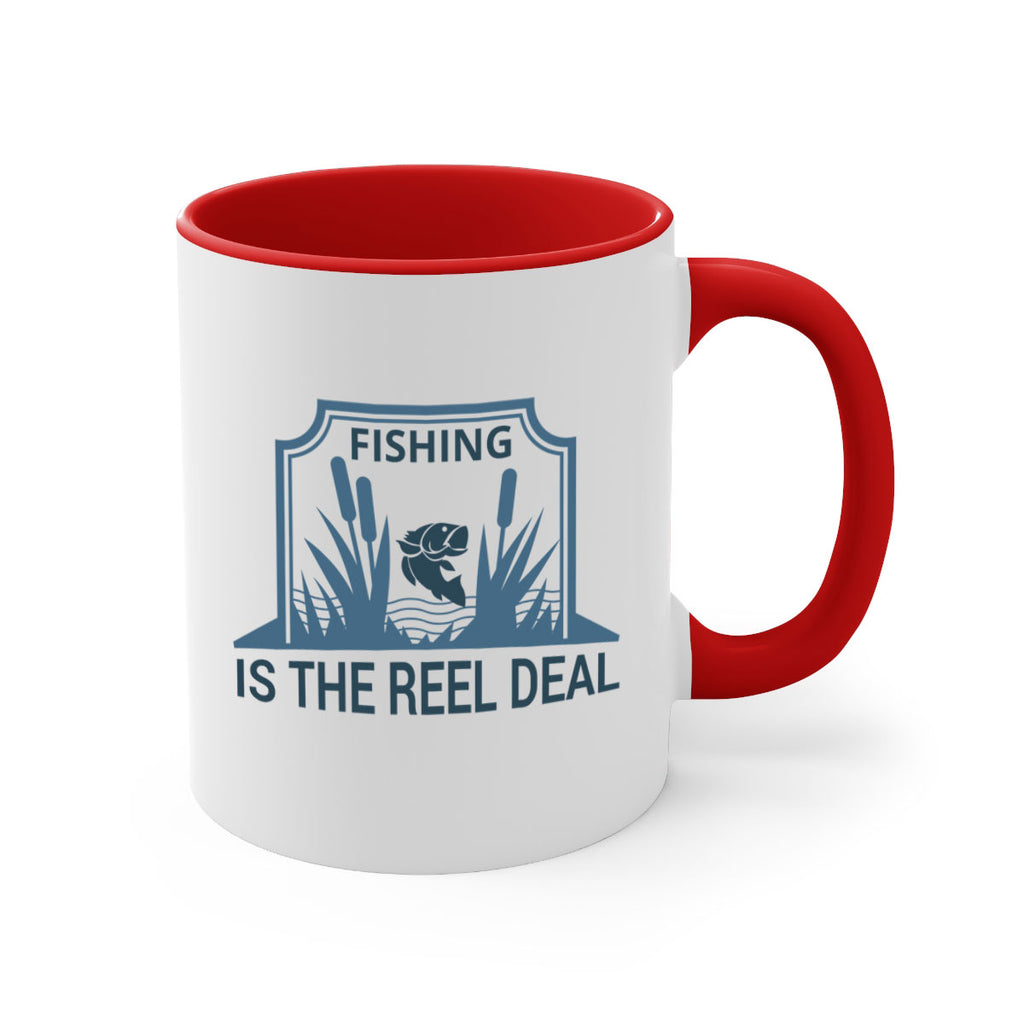 fishing is the real deal 138#- fishing-Mug / Coffee Cup