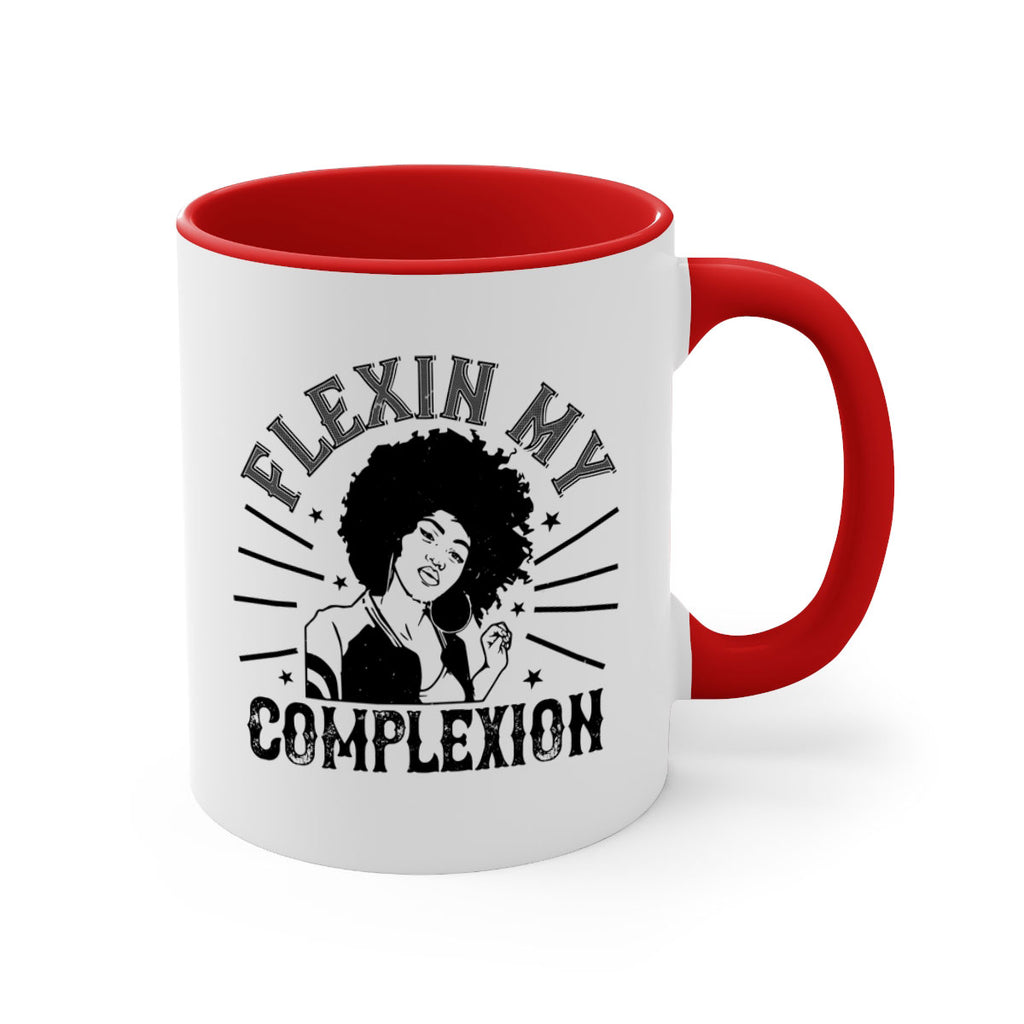 flexin my complexion Style 34#- Afro - Black-Mug / Coffee Cup