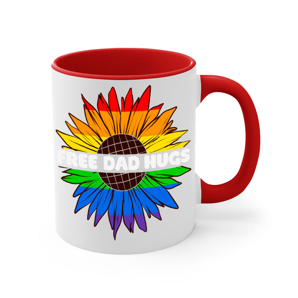 free dad hugs pride lgbt lgbt 140#- lgbt-Mug / Coffee Cup