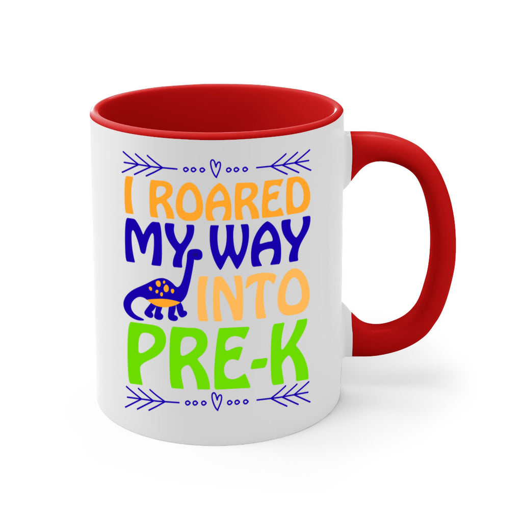 i roared my way into prek 20#- mardi gras-Mug / Coffee Cup