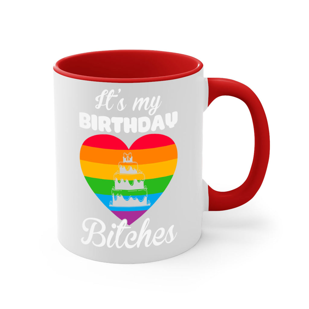 its my birthday lgbt happy lgbt 115#- lgbt-Mug / Coffee Cup