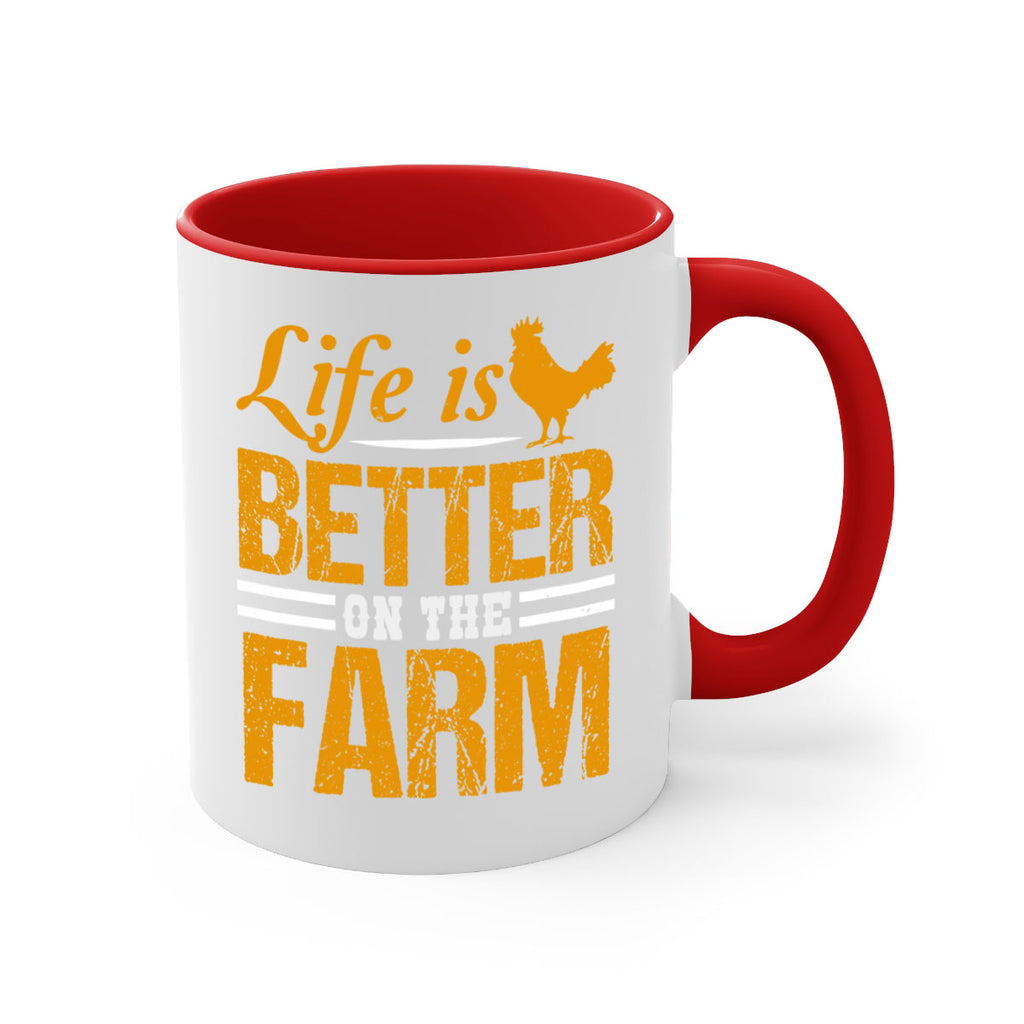 life is better on the farm 44#- Farm and garden-Mug / Coffee Cup