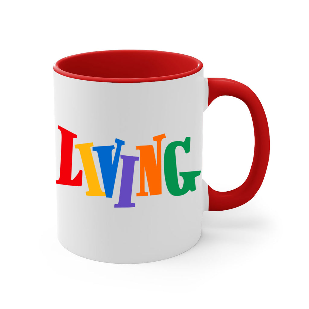 living  99#- black words - phrases-Mug / Coffee Cup