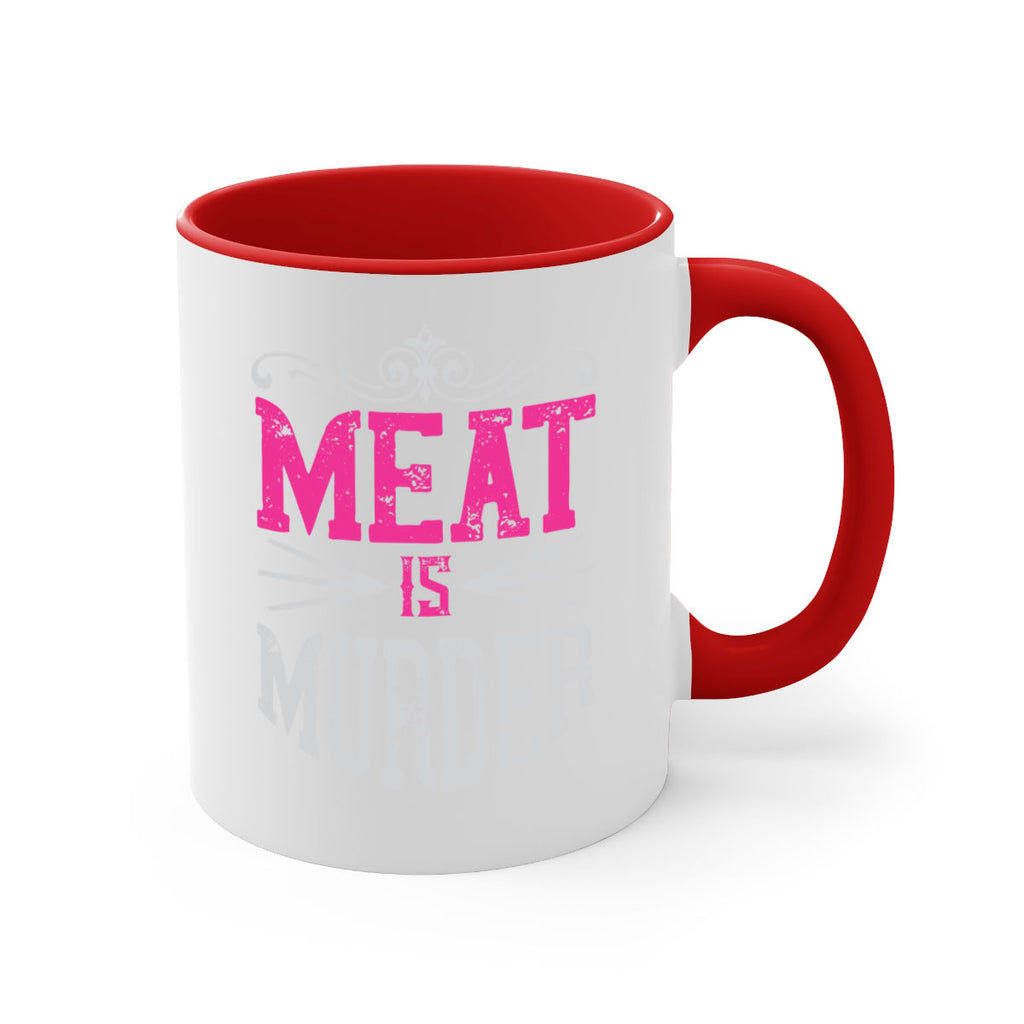 meat is murder 121#- vegan-Mug / Coffee Cup
