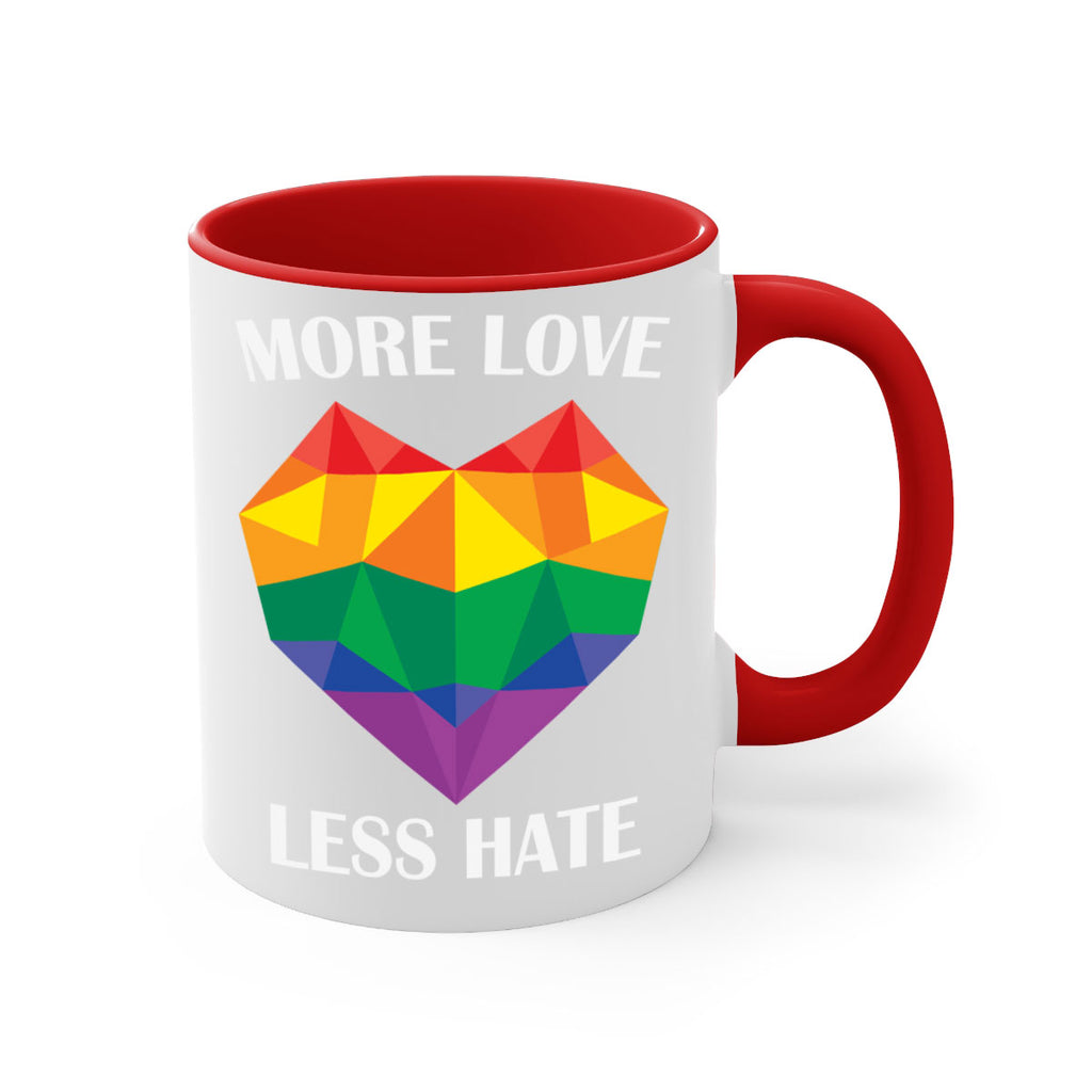 more love less hate lgbt lgbt 78#- lgbt-Mug / Coffee Cup