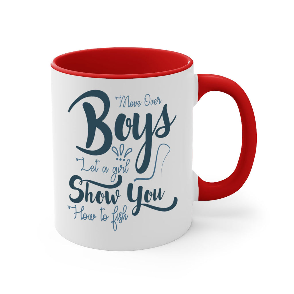 move over boys 46#- fishing-Mug / Coffee Cup