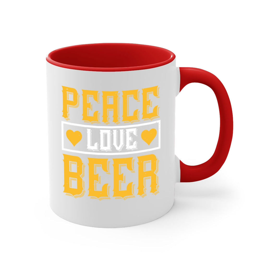 peace love beer 53#- beer-Mug / Coffee Cup