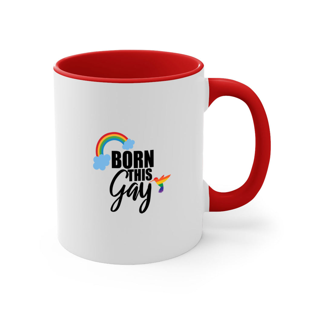 pride born this gay 68#- lgbt-Mug / Coffee Cup