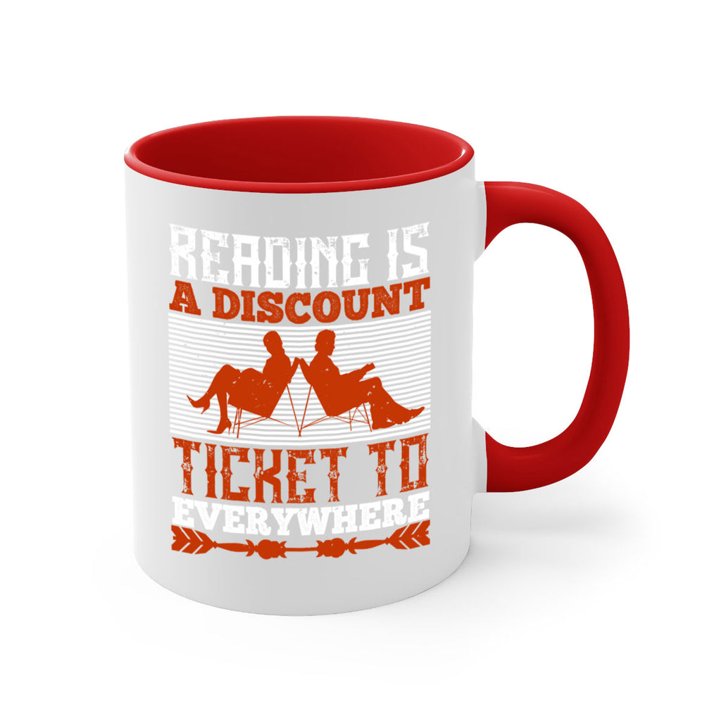 reading is a discount ticket to everywhere 17#- Reading - Books-Mug / Coffee Cup