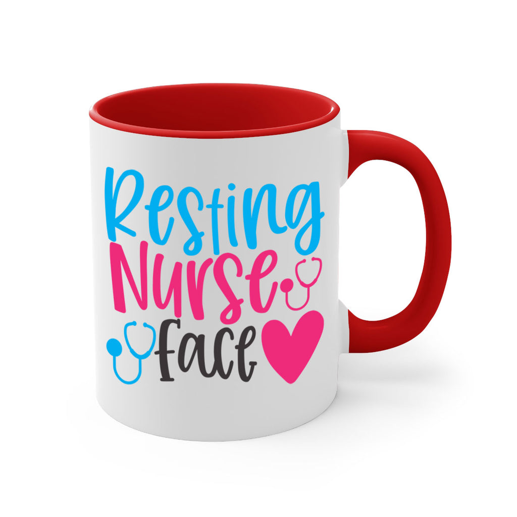 resting nurse face Style Style 56#- nurse-Mug / Coffee Cup