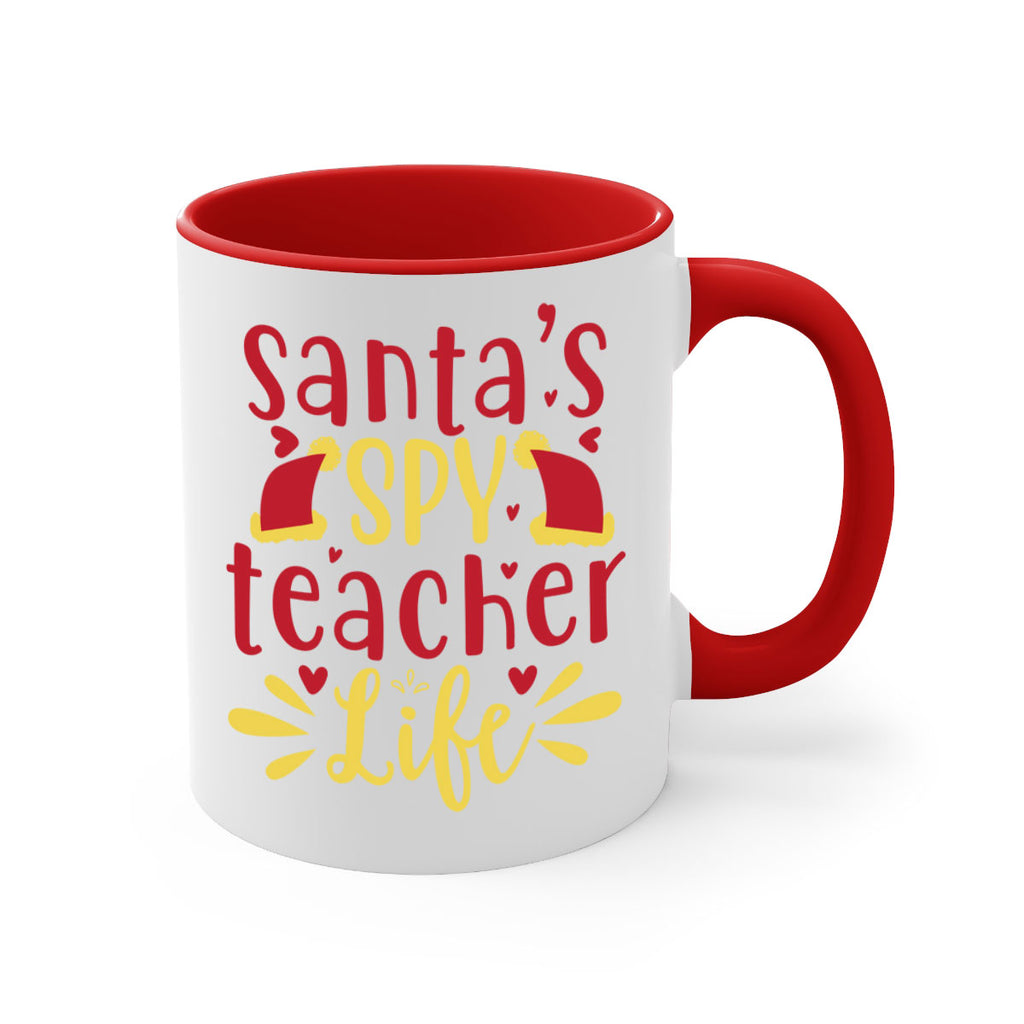 santa’s spy teacher life 12#- christmas-Mug / Coffee Cup