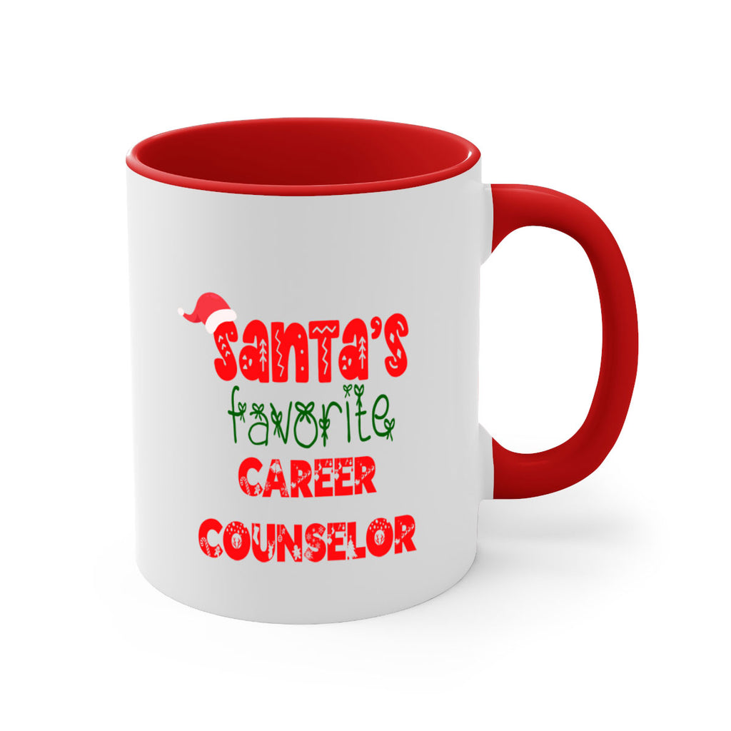 santas favorite career counselor style 698#- christmas-Mug / Coffee Cup