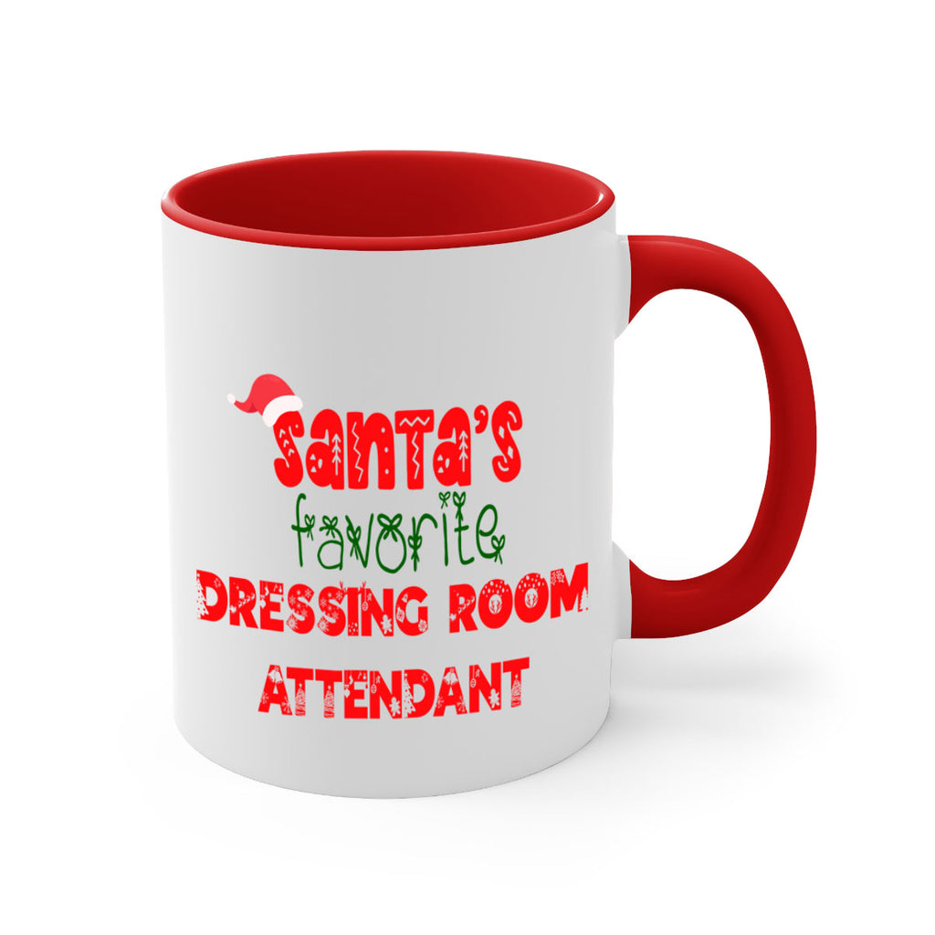 santas favorite dressing room attendant style 789#- christmas-Mug / Coffee Cup