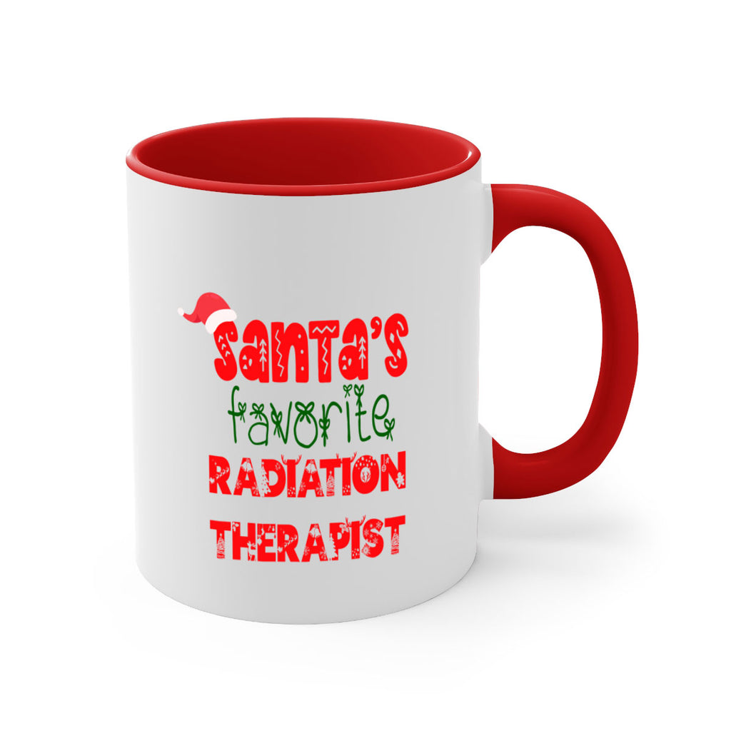 santas favorite radiation therapist style 1050#- christmas-Mug / Coffee Cup