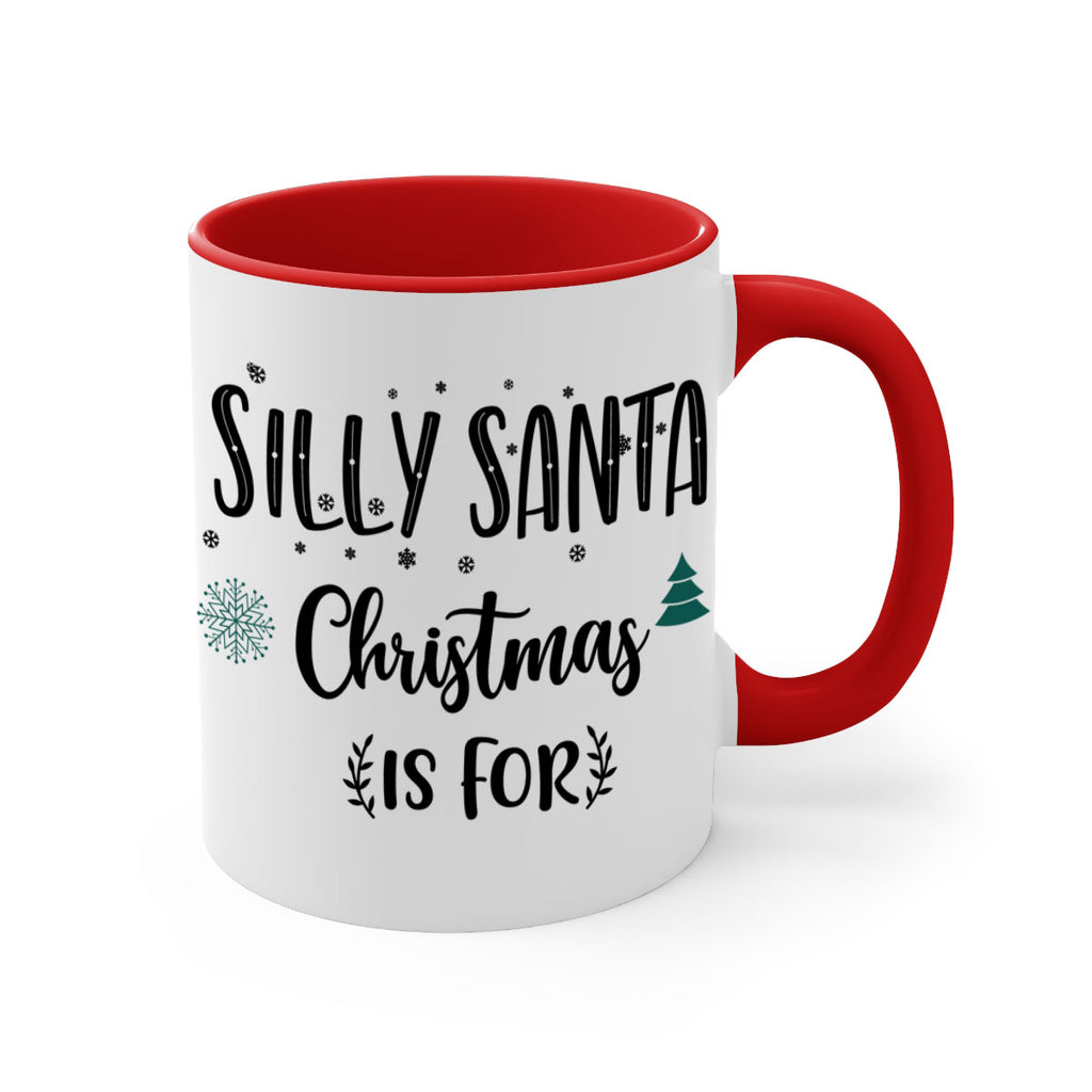 silly santa christmas is for jesus style 1175#- christmas-Mug / Coffee Cup