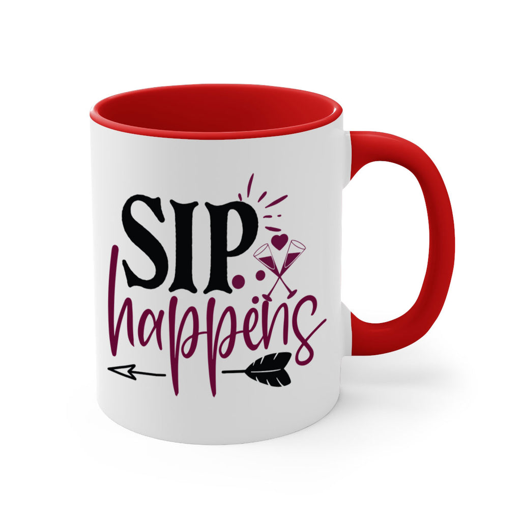 sip happens 164#- wine-Mug / Coffee Cup