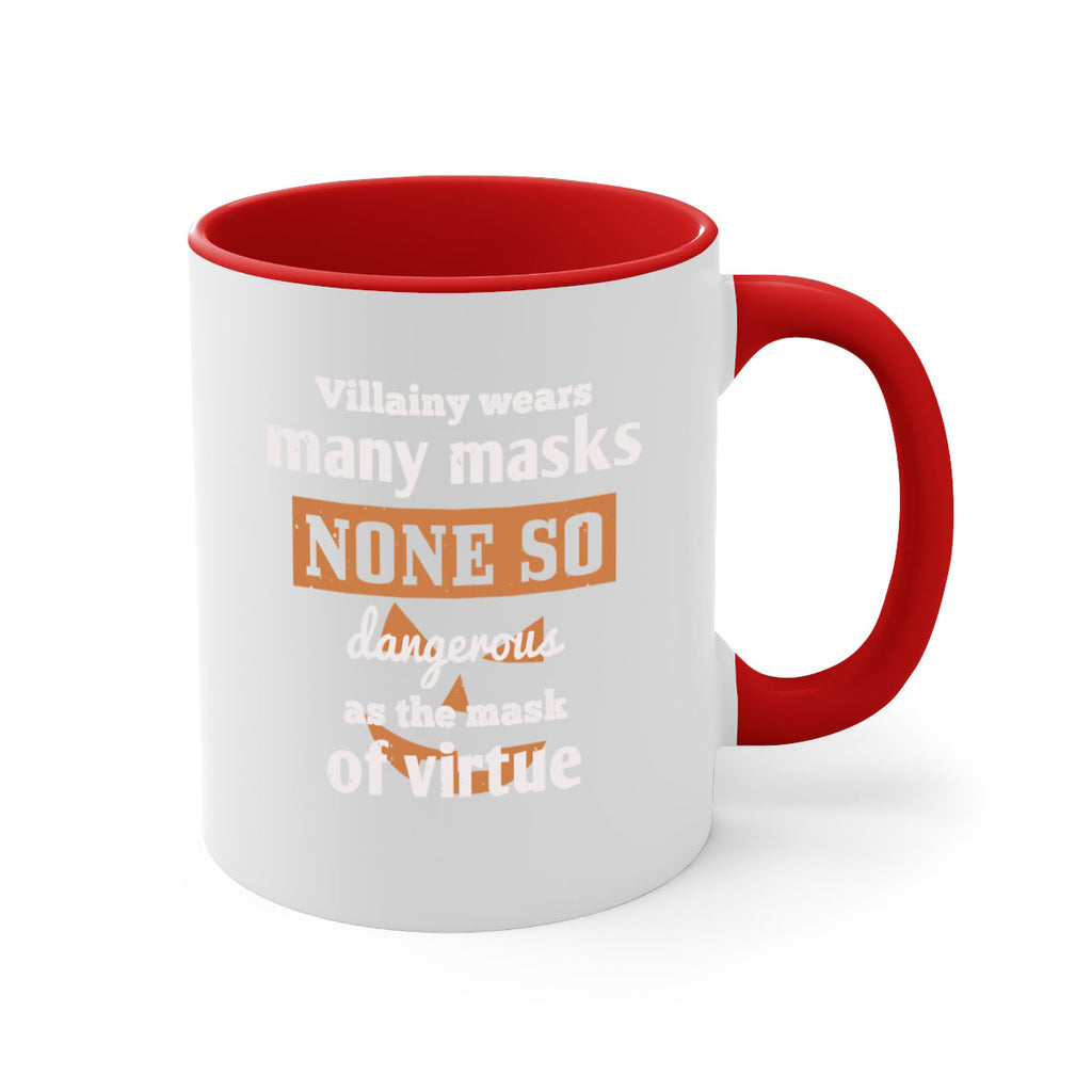 villainy wears many masks 124#- halloween-Mug / Coffee Cup