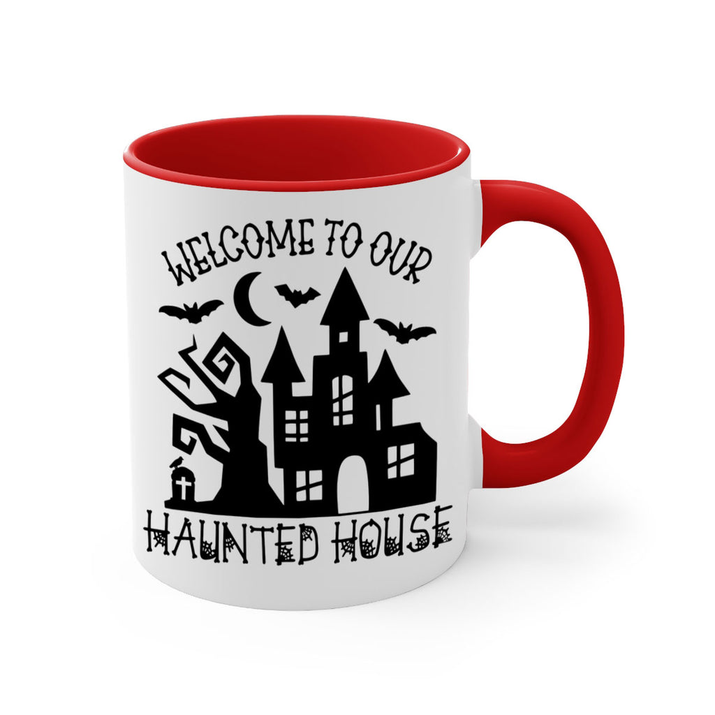 welcome to our haunted house 14#- halloween-Mug / Coffee Cup