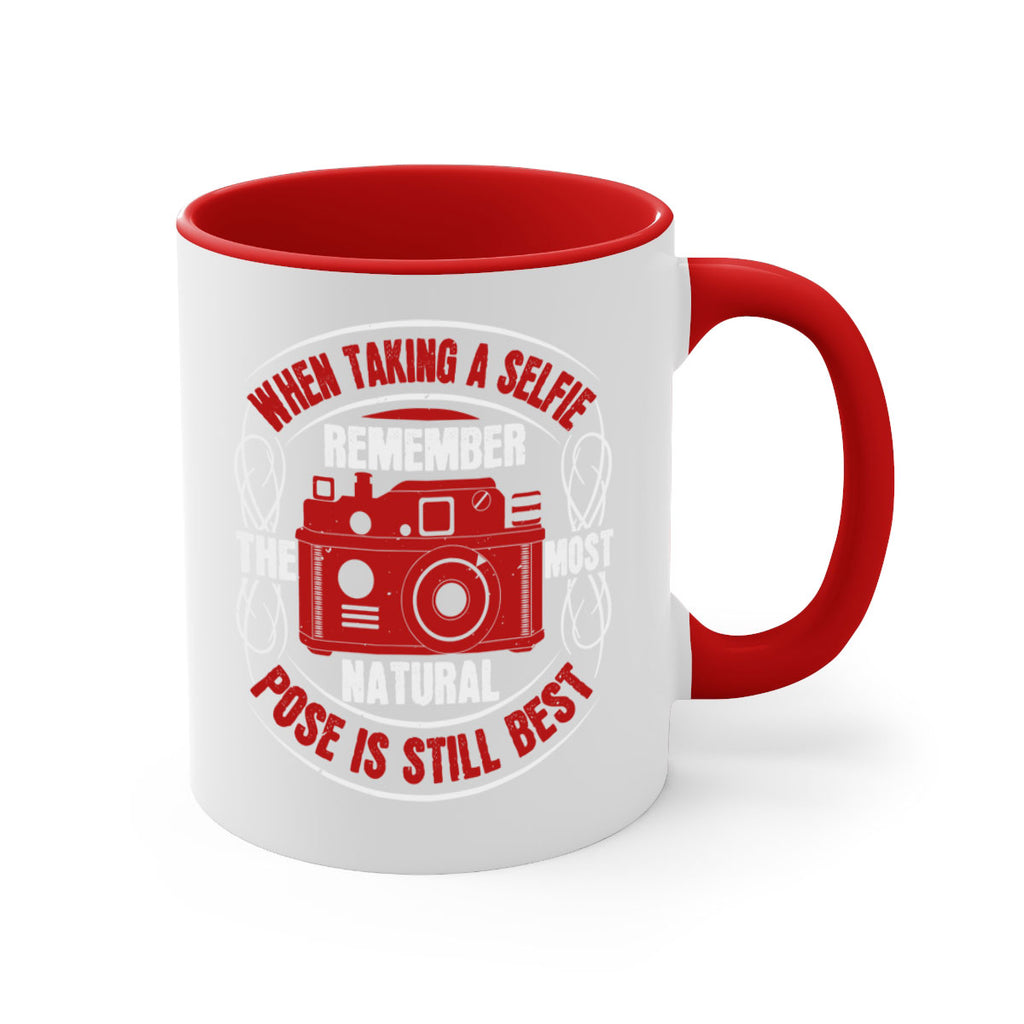 when taking a selfie remember 5#- photography-Mug / Coffee Cup