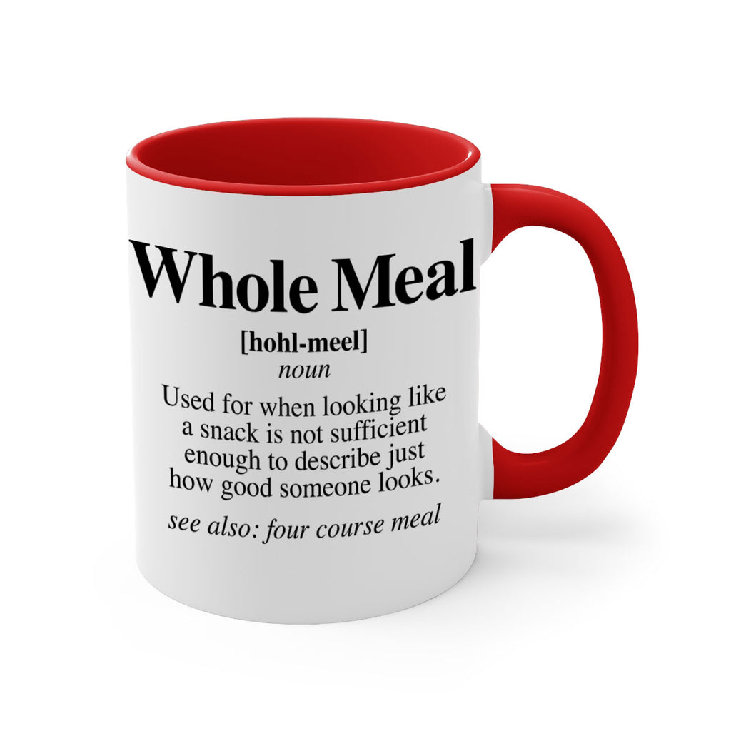whole meal 10#- black words - phrases-Mug / Coffee Cup