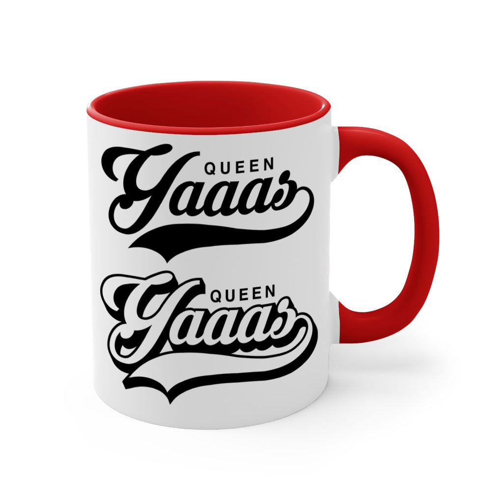 yaaas queen script 5#- black words - phrases-Mug / Coffee Cup