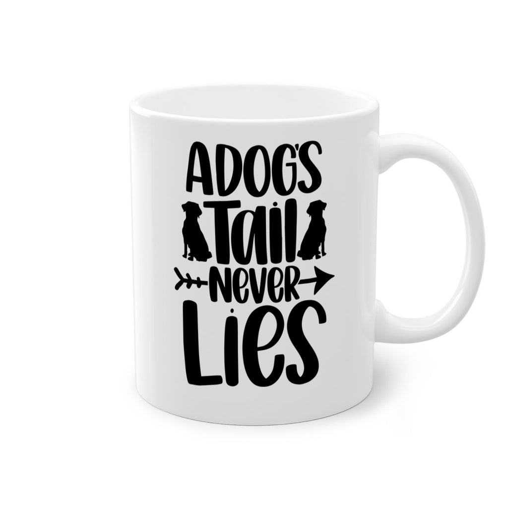 A Dogs Tail Never Lies Style 37#- Dog-Mug / Coffee Cup