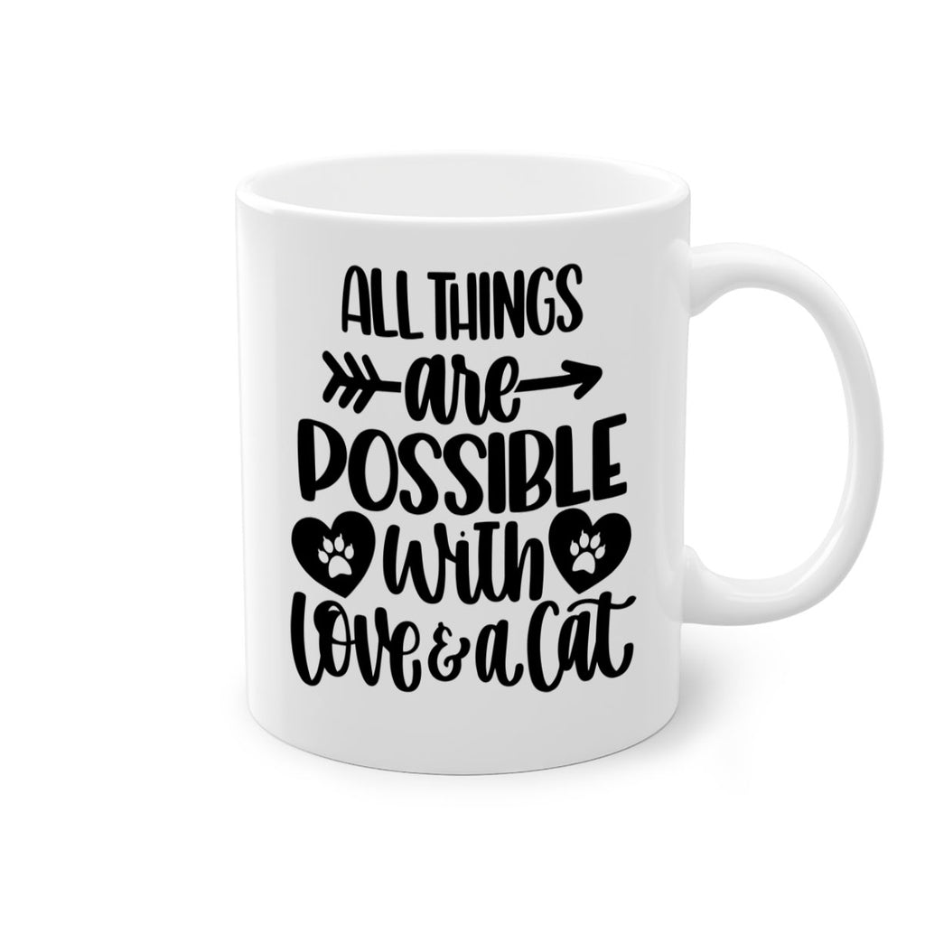 All Things Are Possible Style 75#- cat-Mug / Coffee Cup