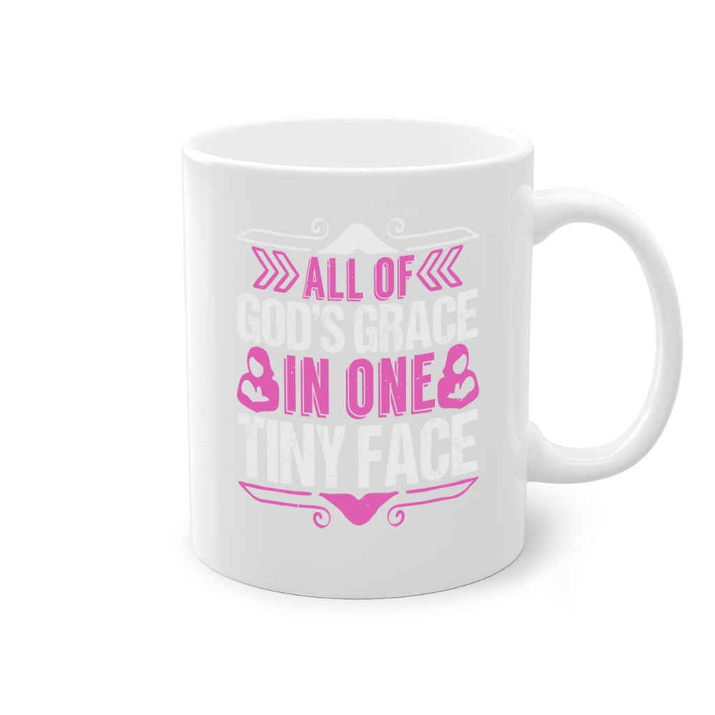 All of Gods Grace in one tiny Face Style 154#- baby2-Mug / Coffee Cup
