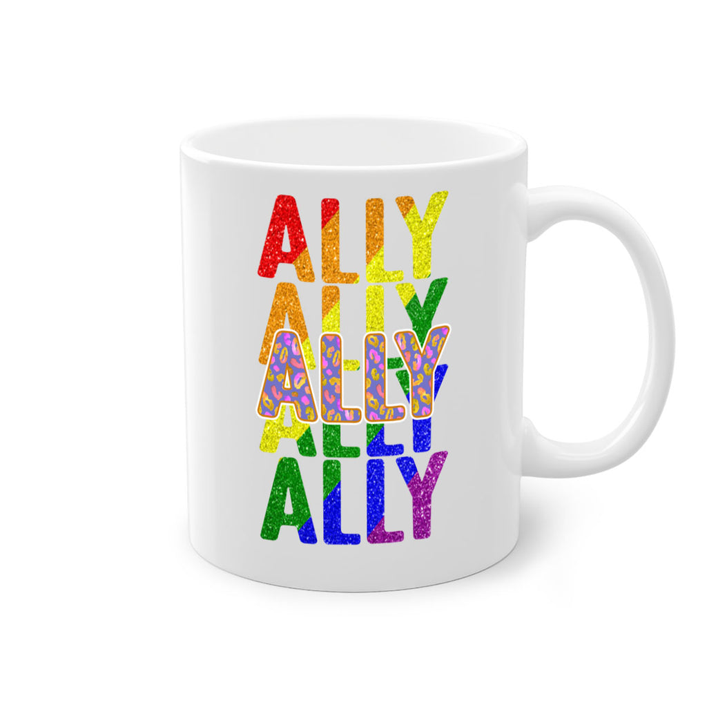 Ally Lgbt Pride Rainbow Flag Ally Png 22#- lgbt-Mug / Coffee Cup