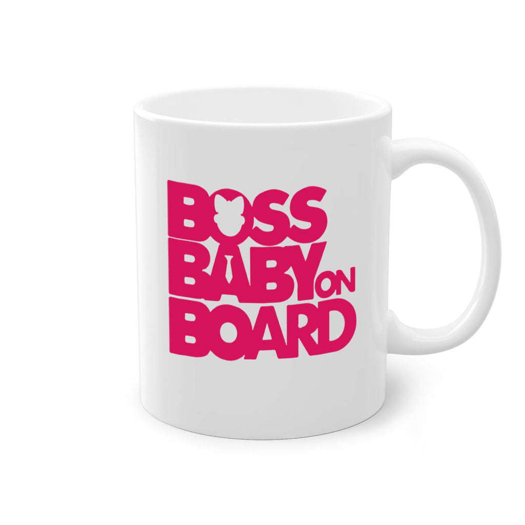Boss Baby On Board 3#- black words - phrases-Mug / Coffee Cup