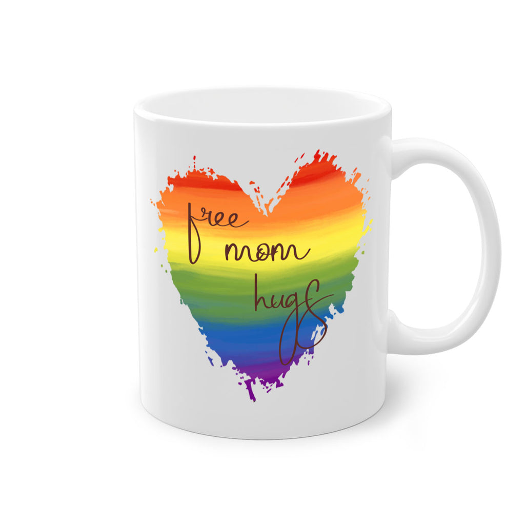 Free Mom Hugs Rainbow Pride Lgbt Png 35#- lgbt-Mug / Coffee Cup