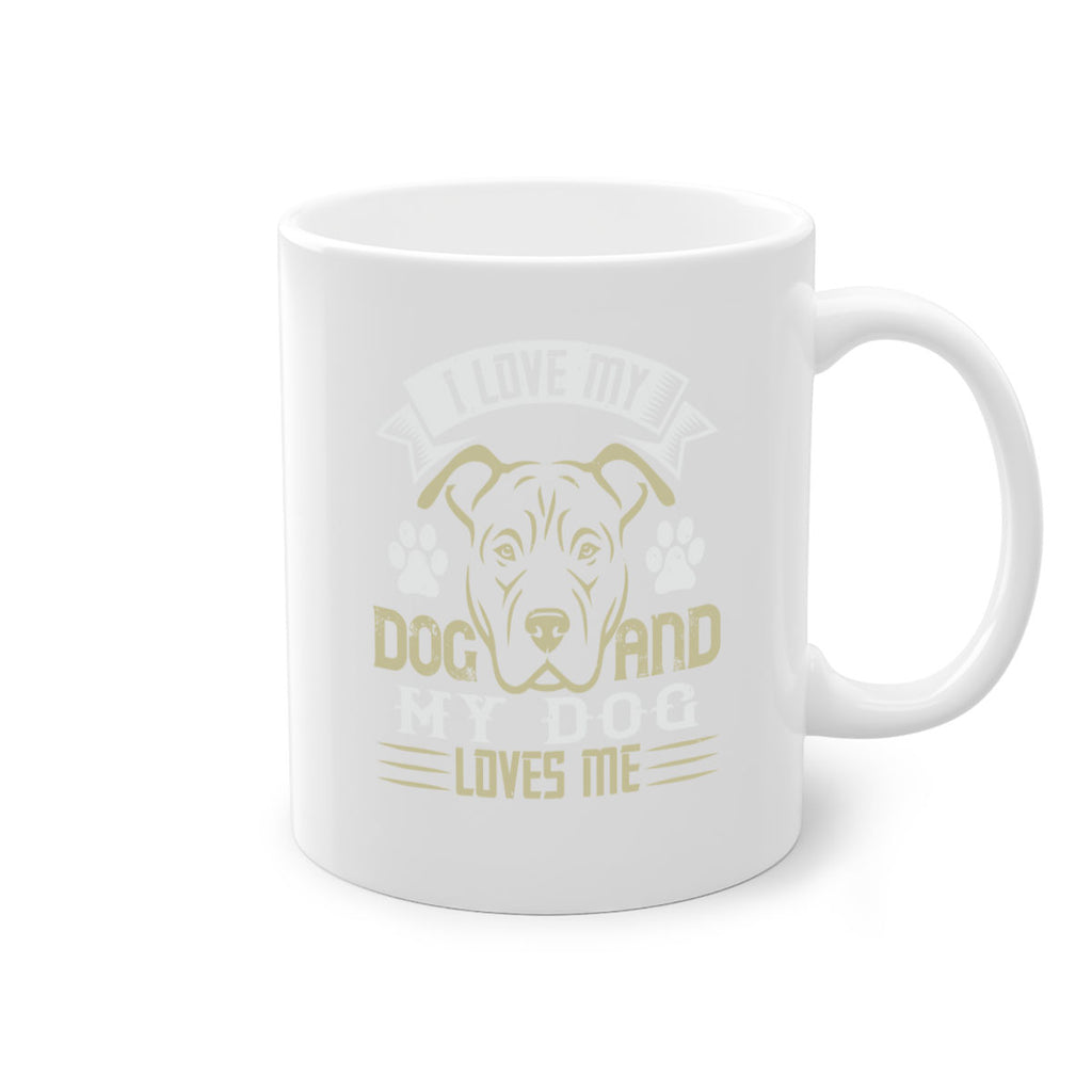 I Love My Dog and my Dog Loves me Style 191#- Dog-Mug / Coffee Cup